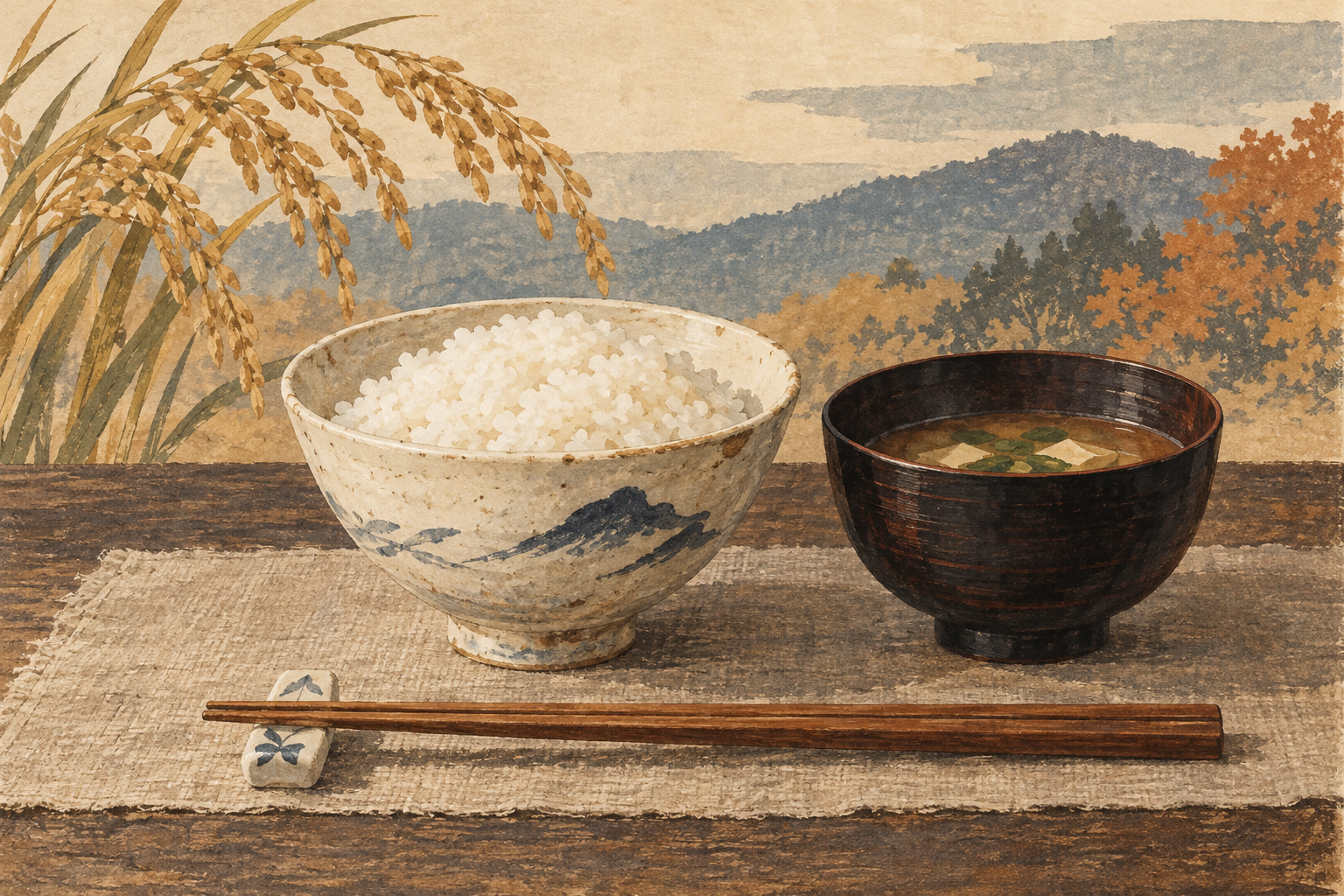 一膳のご飯から、わが家の食文化をたどる